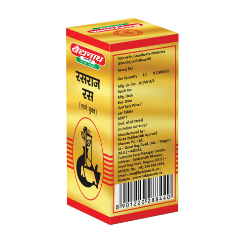 Baidyanath Rasraj Ras 30 Tablets