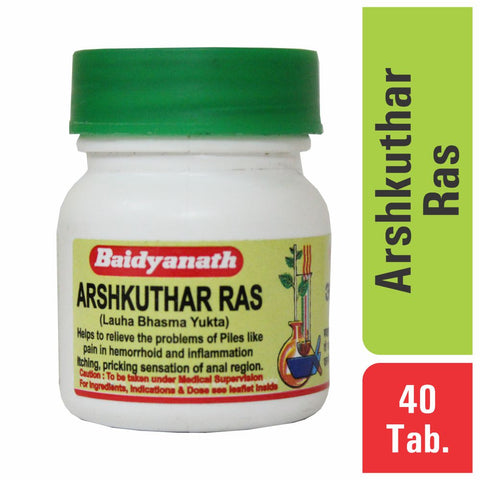 Baidyanath Arshkuthar Ras – Pack Of 2 (40 Tabs Each)