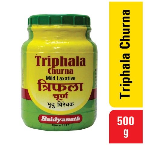 Baidyanath Triphala Churna Pack Of 2 (500 gm Each) + Baidyanath Aloevera Juice 1 l