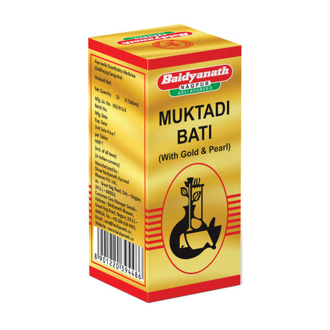 Baidyanath (Nagpur) Muktadi Bati With Gold & Pearl Tablet