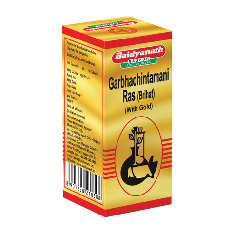 Baidyanath Garbha Chintamani Ras (Brihat)-10 Tab