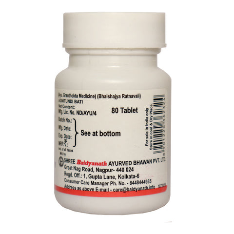 Baidyanath Agnitundi Bati 80 Tabs