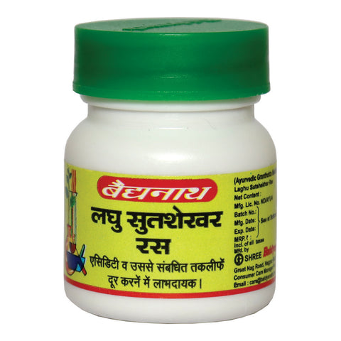 Baidyanath Laghu Sootshekar Ras (50 tabs Each)