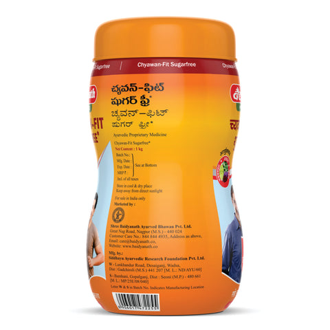 Baidyanath Chyawanfit Sugar Free – Pack Of 2 (1kg Each)