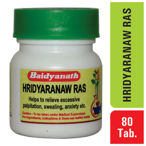 Baidyanath Hridyarnav Ras-80 Tab
