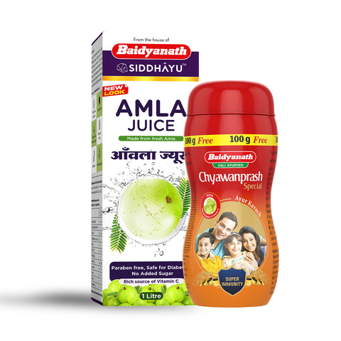 Baidyanath Amla Juice (1 l) + Baidyanath Chyawanprash Special (1 kg)