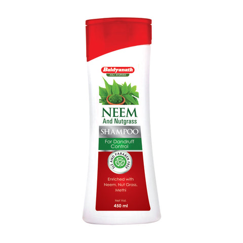 Baidyanath Neem and Nutgrass Shampoo 450ml + Baidyanath Amla and Hibiscus Nourishing Hair Conditioner 200 ml + Baidyanath Mahabhringraj Tel 200ml