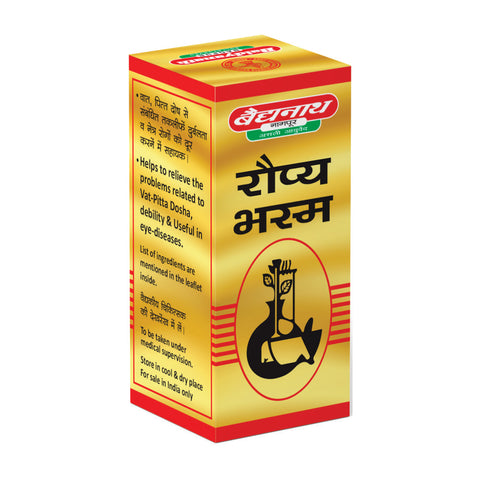 Baidyanath Raupya Bhasma  (2.5 g Each)