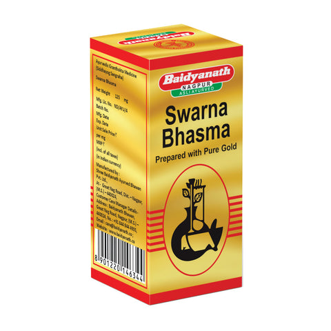 Baidyanath Swarna Bhasma With Pure Gold (125mg)