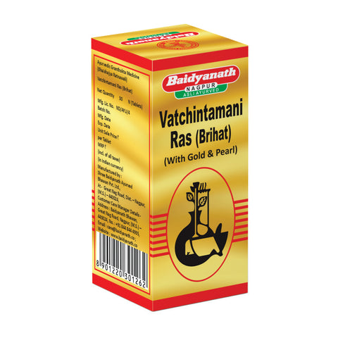 Baidyanath Vatchintamani Ras (Brihat) - 30 Tablets