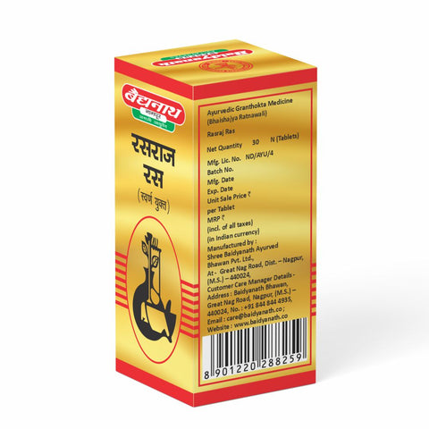 Baidyanath Rasraj Ras 30 Tablets