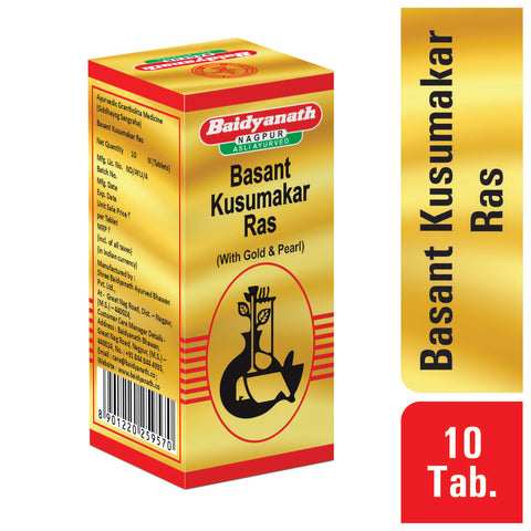 Baidyanath Vasant Kusumakar Ras - 10 Tablets
