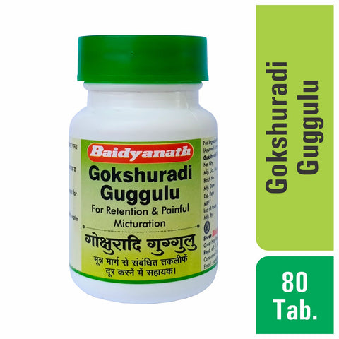 Baidyanath Gokshuradi Guggulu Pack Of 2 - 80 Tabs Each