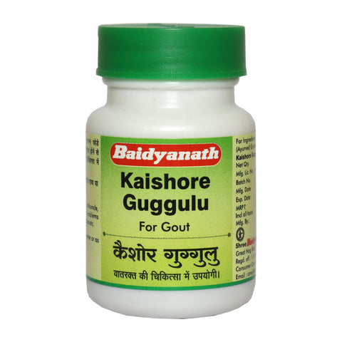 Baidyanath Kaishore Guggulu Pack Of 2 - (80 Tabs Each)