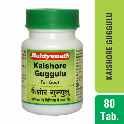 Baidyanath Kaishore Guggulu 80 Tablets