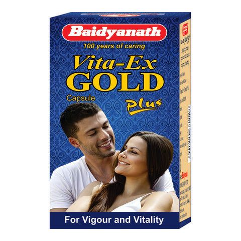 Baidyanath Vita Ex Gold Plus 20 Capsules + Baidyanath Ashwagandha Tablet (60 Tablets)