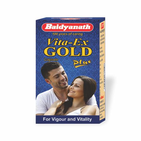 Baidyanath Men’s Health Kit - Vita Ex Gold Plus 20 Capsules + Shri Gopal Taila (50 ml)